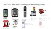 English powerpoint: Talking about pieces of technology