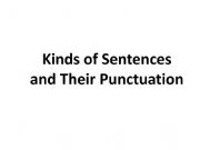 English powerpoint: Kinds of Sentences