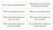 English powerpoint: Conversation starters