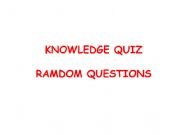 English powerpoint: geography quiz