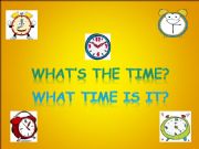English powerpoint: THE EASY TIME
