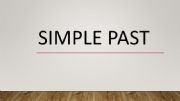 English powerpoint: Introduction to Simple Past