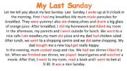 English powerpoint: My Last Sunday
