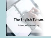 English powerpoint: The English Tenses