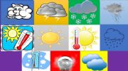 English powerpoint: Weather mystery squares