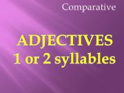 English powerpoint: Comparative Adjectives