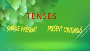 English powerpoint: SIMPLE PRESENT AND PRESENT CONTINUOUS
