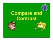 English powerpoint: Compare and Contrast Presentation