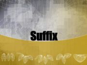 English powerpoint: suffix