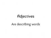 English powerpoint: Adjectives Practice Activity