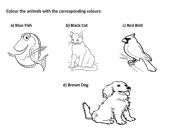 English powerpoint: PETS AND COLOURS