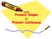 English powerpoint: Simple present vs Present continuous