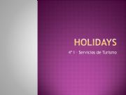 English powerpoint: Holidays