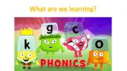 English powerpoint: the first lesson of phonics