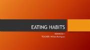 English powerpoint: Eating Habits Discussion