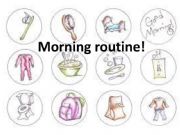 English powerpoint: MORNING ROUTINE
