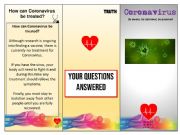 English powerpoint: Coronavirus leaflet