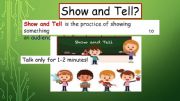 English powerpoint: Show and Tell 