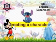 English powerpoint: Creating a character