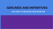 English powerpoint: Gerunds and infinitives