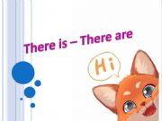English powerpoint: There is - there are