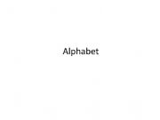 English powerpoint: Alphabet divided by sounds