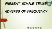 English powerpoint: ADVERBS OF FREQUENCY
