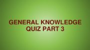 English powerpoint: General knowledge quiz questions part 3