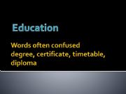 English powerpoint: Education