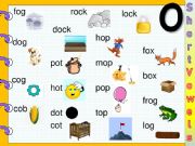 English powerpoint: Vowel O word mat