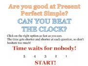English powerpoint: Present Perfect Simple game