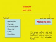 English powerpoint: America Fast Food