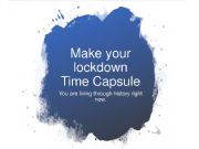 English powerpoint: Make a lockdown time capsule