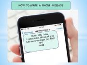 English powerpoint: phone messages / sms 