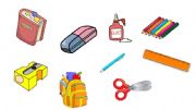 English powerpoint: School objects- What�s missing?