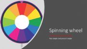 English powerpoint: Food Spinning Wheel