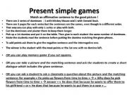 English powerpoint: Present simple games with Mickey Mouse and Donald Duck