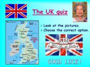 English powerpoint: UK - multiple choice test