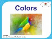 English powerpoint: The Colours