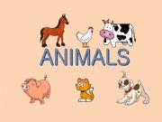 English powerpoint: Animals - matching game (memory)