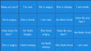 English powerpoint: Feeling learning game PPT