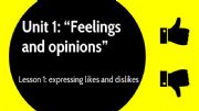 English powerpoint: Likes and dislikes