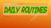 English powerpoint: DAILY ROUTINE INTERACTIVE