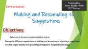 English powerpoint: Making suggestions