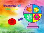 English powerpoint: Seasons of the year