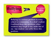 English powerpoint: Bullying