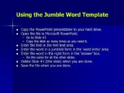 English powerpoint: game ppt