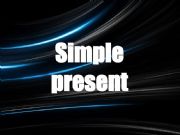 English powerpoint: Simple Present Tense with Practice