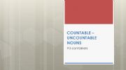 English powerpoint: Countables and non countables (Containers) Part 3
