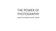 English powerpoint: The power of photographies